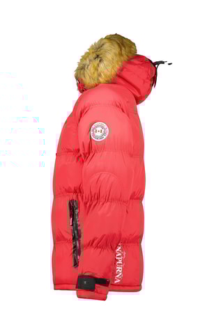 Parka à capuche Biwa - Rouge
