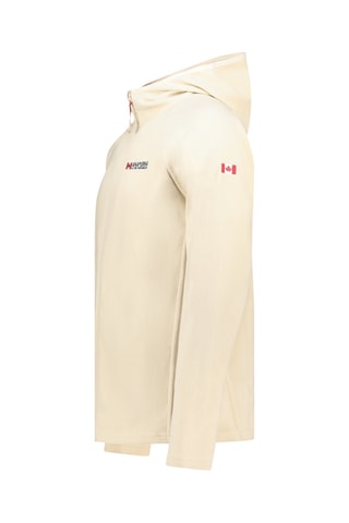 Veste polaire à capuche Tugoodana - Ecru