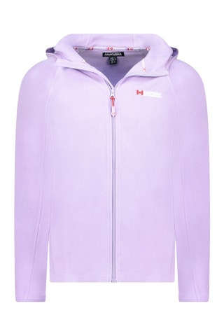 Veste polaire à capuche Tugoodana - Violet