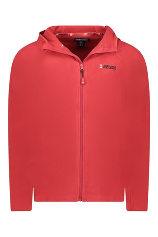 Veste polaire à capuche Tugoodana - Rouge