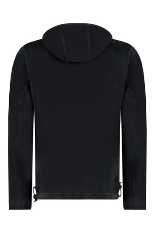 Veste polaire à capuche Utah Hood - Noir et rouge