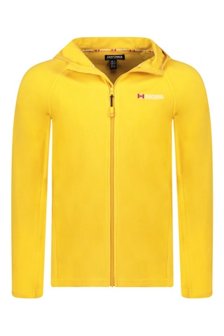 Veste polaire à capuche Tugoodana - Moutarde