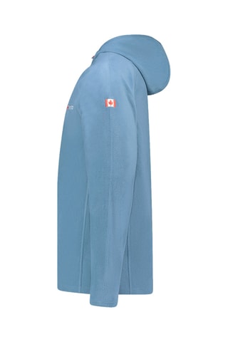 Veste polaire à capuche Tugoodana - Bleu pétrole