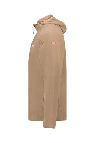 Veste polaire à capuche Tugoodana - Taupe