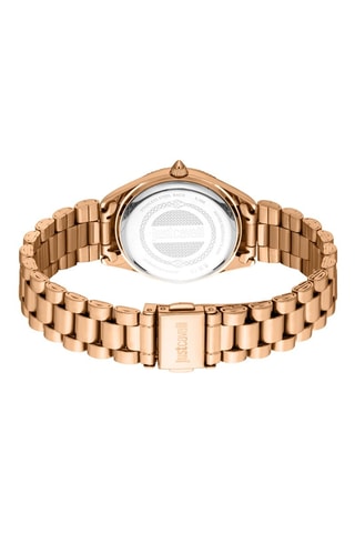 Relógio de quartzo em aço - Dourado-rosa e prateado