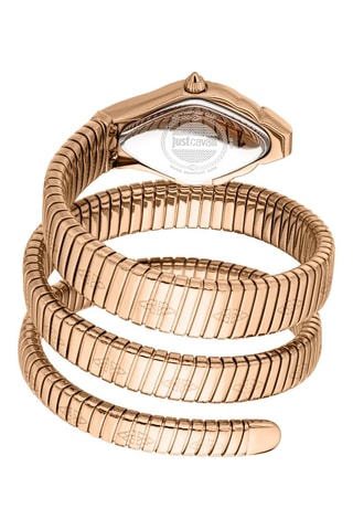 Stalen en Roséverguld Quartz Horloge