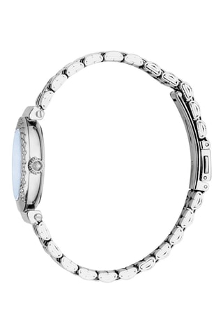 Relógio de quartzo em aço - Prateado