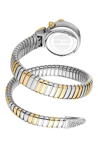 Stalen Quartz Horloge - Zilverkleurig en Goudkleurig