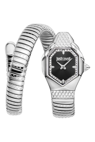 Stalen Quartz Horloge - Zilverkleurig