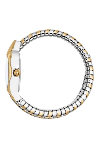 Stalen Quartz Horloge - Zilverkleurig en Goudkleurig