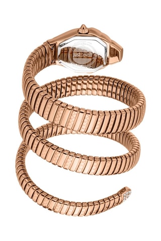 Stalen Quartz Horloge - Roségoudkleurig