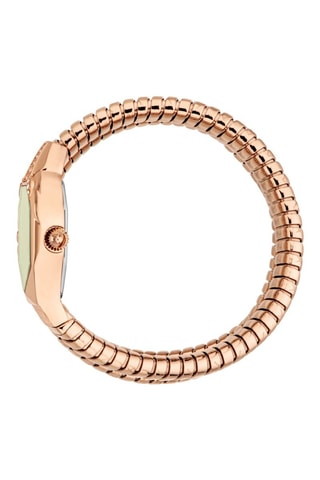 Stalen Quartz Horloge - Roségoudkleurig