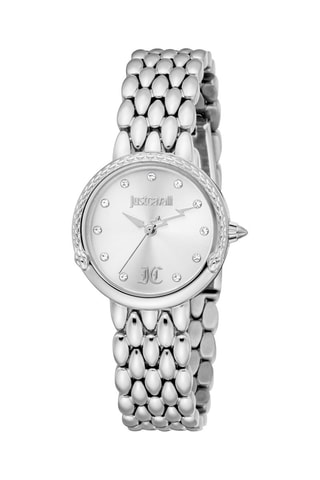 Relógio de quartzo em aço - Prateado