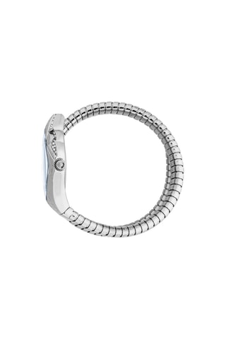 Stalen Quartz Horloge - Zilverkleurig en Donkerblauw