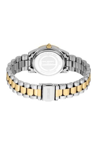 Relógio de quartzo em aço e cristais checos Eterna - Prateado e dourado