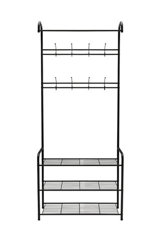 Meuble d'entrée Pasadena - 71 x 31 x 186 cm