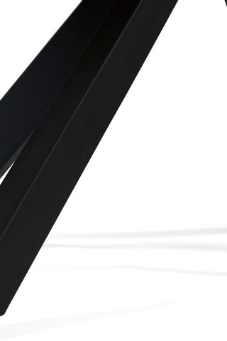 Table Brixton - Imitation bois et noir