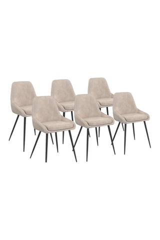 6 chaises Olivia - 47,5 x 79 x 54 cm