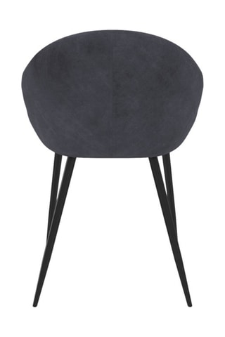 2 chaises Dory - 54 x 52 x 77 cm - Assise en velours