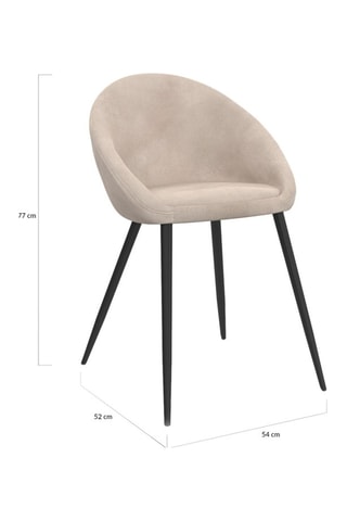 4 chaises Dory - 54 x 77 x 52 cm