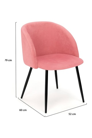 2 chaises Nina - 52 x 60 x 79 cm