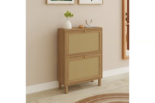 Meuble à chaussures Erin 2 abattants - 60 x 23,5 x 83,5 cm