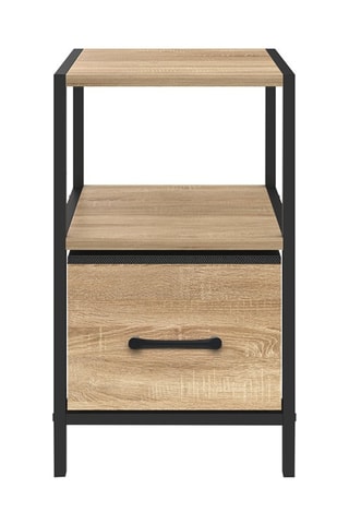 2 tables de chevet 1 tiroir Iris - 30 x 50 x 30 cm