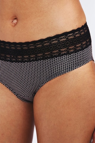 3 shortys Les Quotidiens - Noir et rose poudré