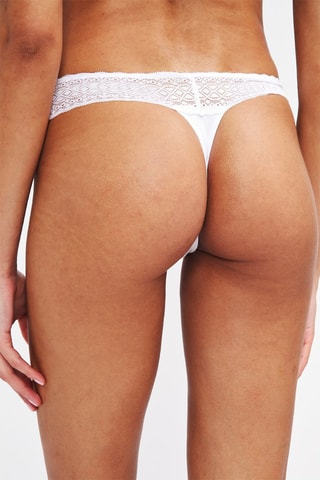 3 strings Les cotons bio - Blanc et noir