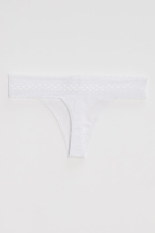 3 strings Les cotons bio - Noir et rose