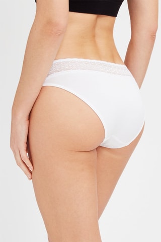 3 culottes Les Cotons Bio - Noir et blanc