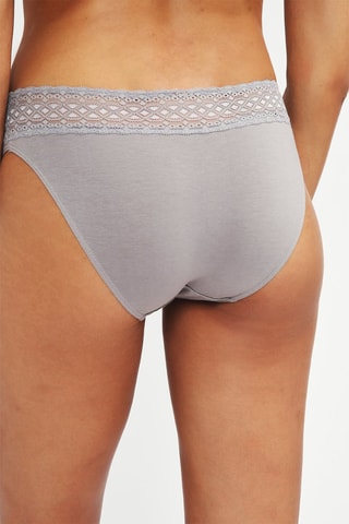 3 culottes Les Cotons Bio - Taupe