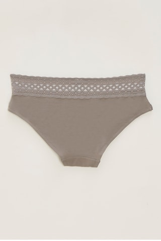 3 shortys Les Cotons Bio - Gris, noir et blanc