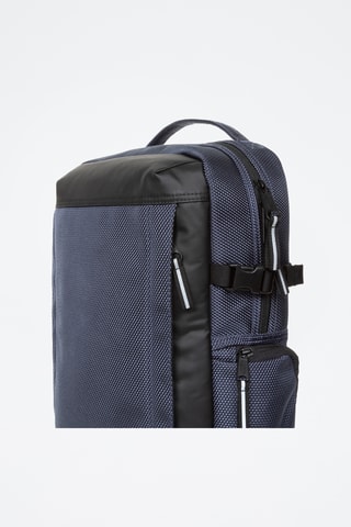 Rugtas Tecum M - Zwart en Marineblauw