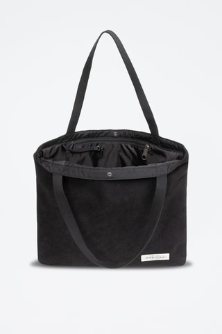 Velours Tote Bag Charli - Zwart