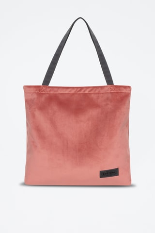 Velours Tote Bag Charli - Steenrood