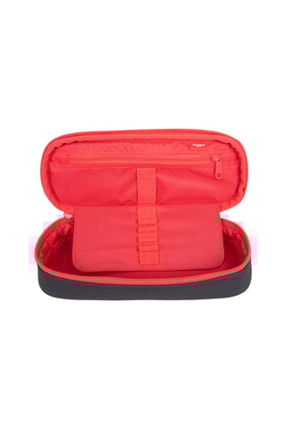 Etui Oval - 
Grijs en Roze