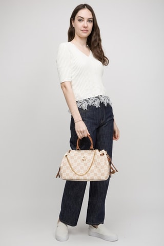 Handtas Beige en Bruin