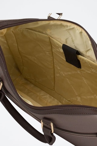 Sacoche Gris et marron foncé