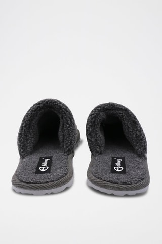 Chaussons en nubuck Matrix - 
Gris et noir