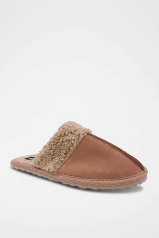 Chaussons en nubuck Matrix - 
Vieux rose