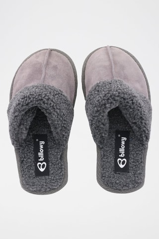 Chaussons en nubuck Matrix - 
Gris et noir