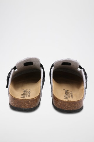 Sabots Rosso - 
Gris chiné et noir