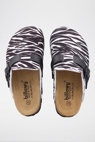 Sabots Rosso - 
Ecru et noir