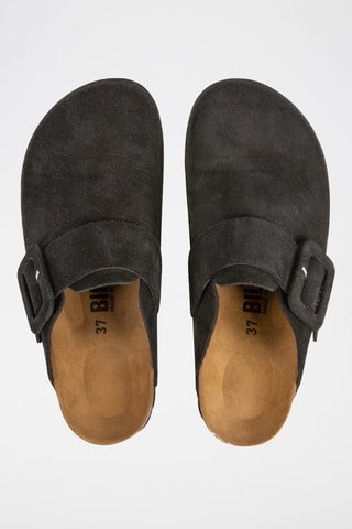 Sabots en nubuck - Noir