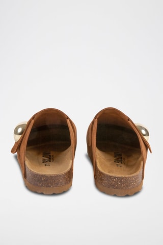 Sabots en nubuck - Camel