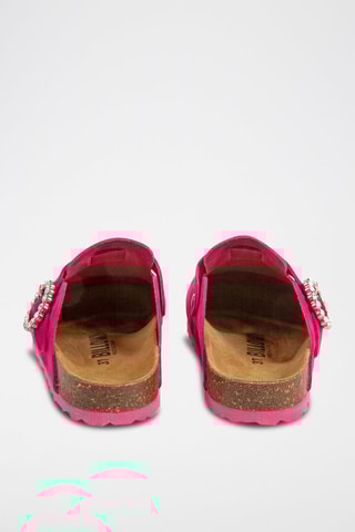 Sabots en nubuck - Fuchsia