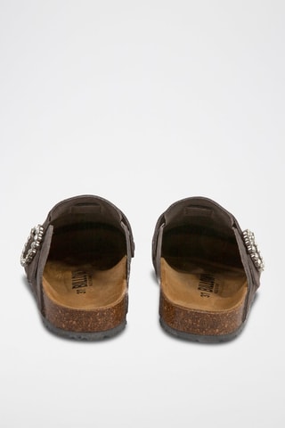 Sabots en nubuck - Gris