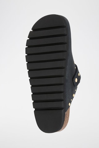 Sabots en cuir - Noir