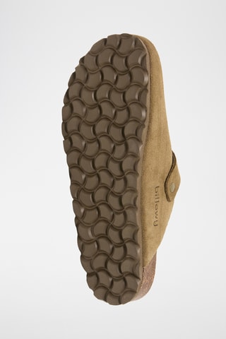 Sabots en nubuck Zueco - Camel